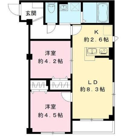 ヴィラコート西早稲田の物件間取画像